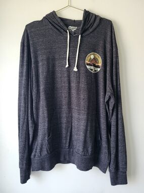 Blue 84 Charcoal Yosemite Badge Pullover Casual Lightweight Outdoor Hoodie